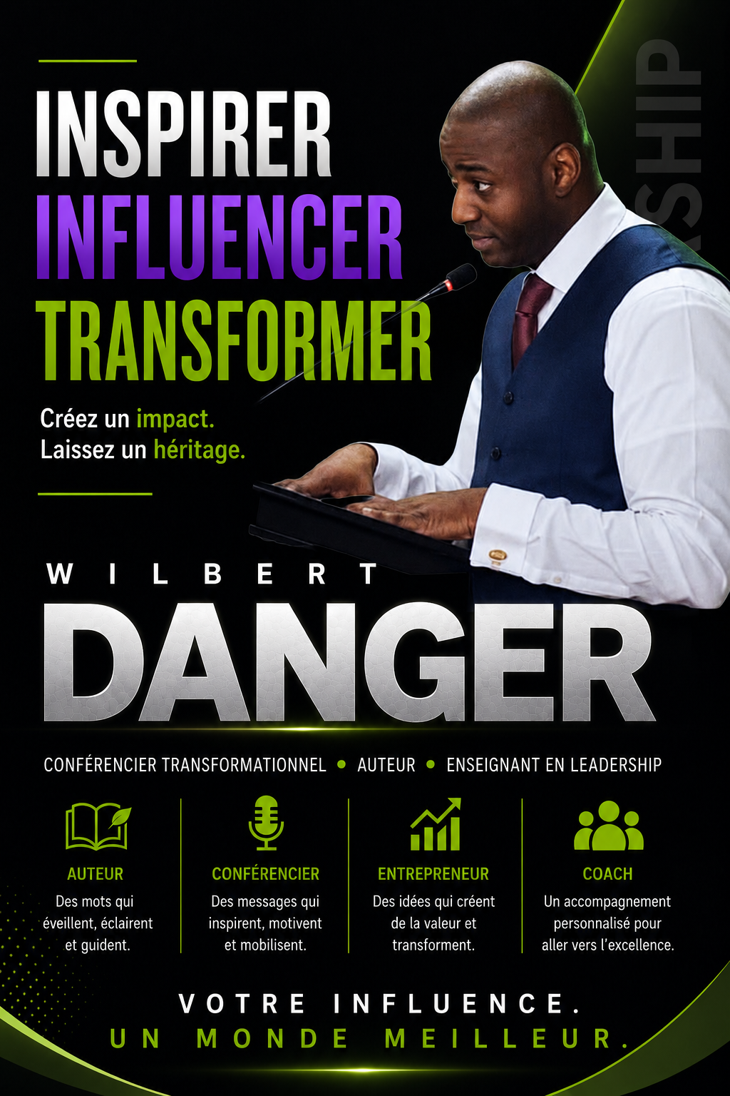Wilbert Danger — Inspirer, Influencer, Transformer